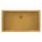 Ruvati 30 x 14 inch Brushed Gold Polished Brass Rectangular Bathroom Sink Undermount RVH6120GG - alternate 1